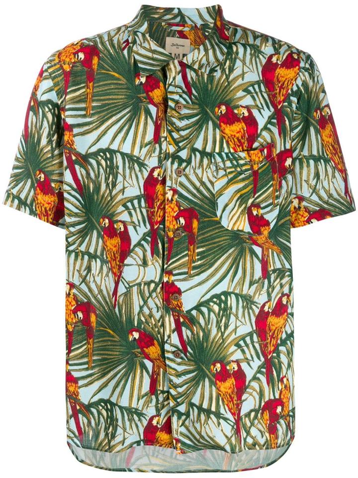 Bellerose Parrot Print Shirt - Green