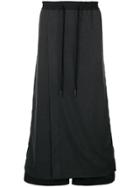 Devoa Wide Tunic Trousers - Black