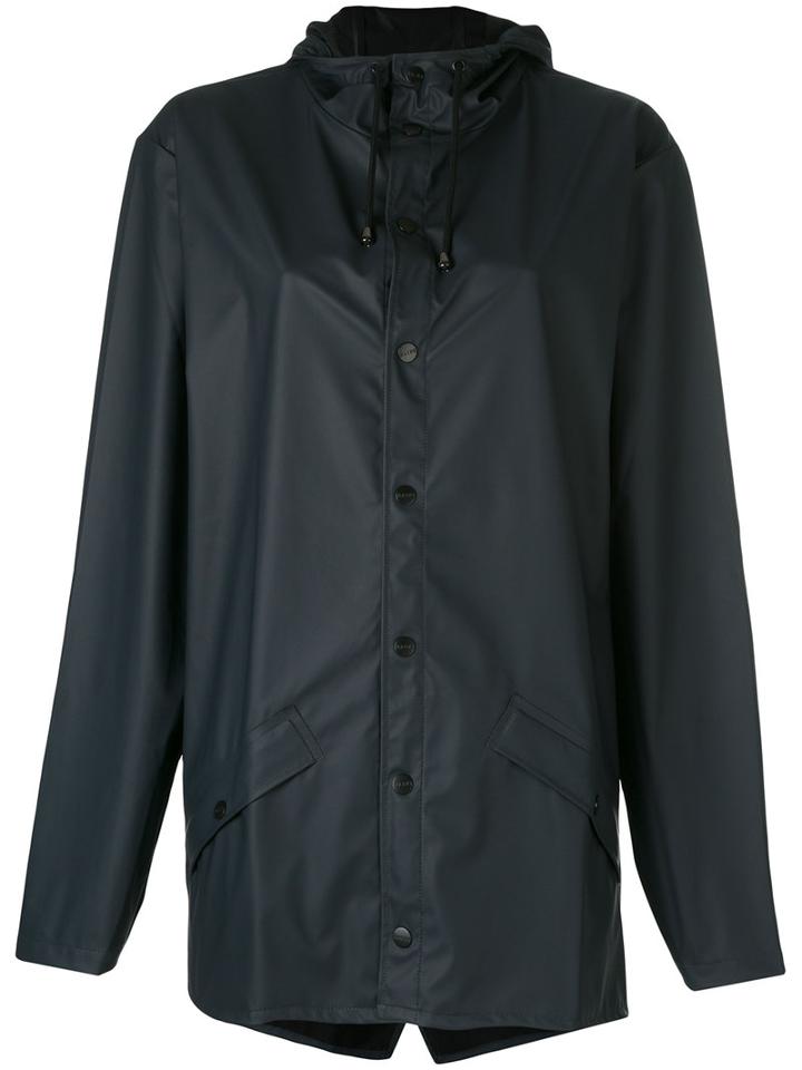 Rains - Jacket Raincoat - Men - Polyester/polyurethane - Xs, Blue, Polyester/polyurethane