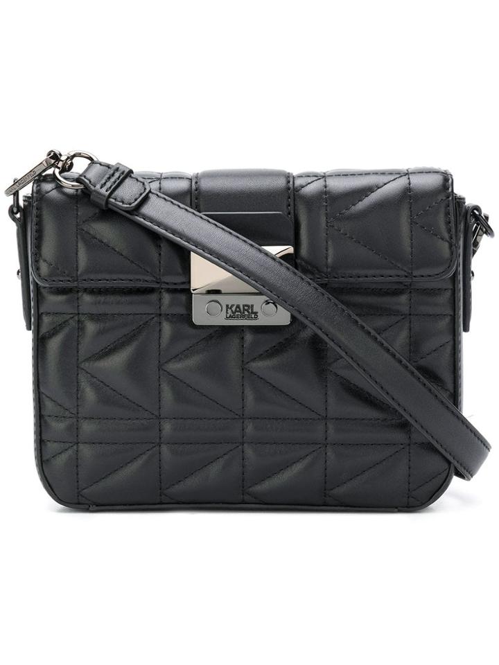 Karl Lagerfeld K/kuilted New Crossbody - Black
