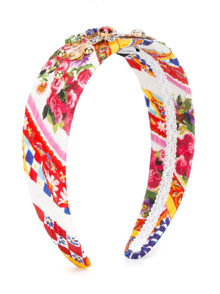 Dolce & Gabbana Kids Crystal Embellished Headband, Girl's