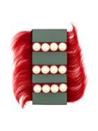 Marni Woven Pearl Brooch - Red