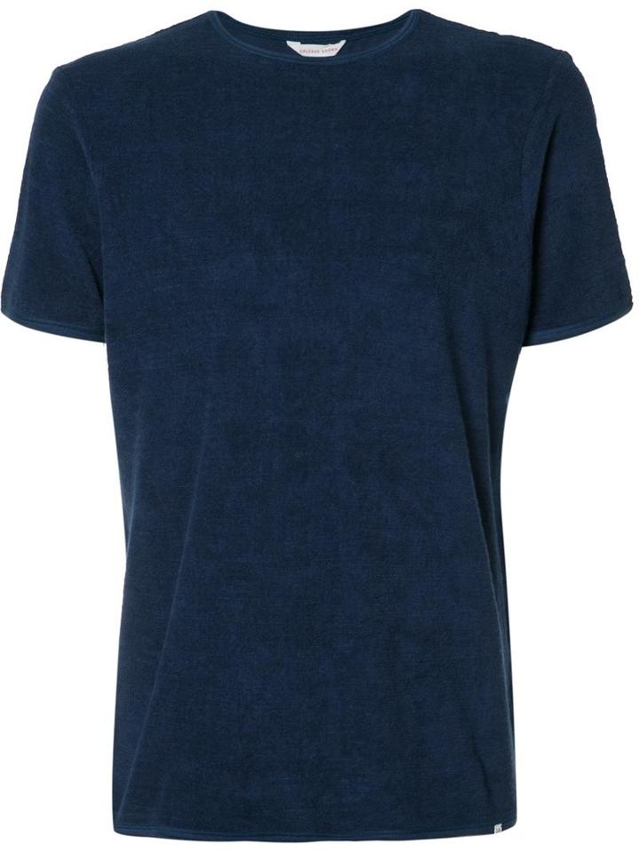 Orlebar Brown Classic T-shirt, Men's, Size: Large, Blue, Cotton