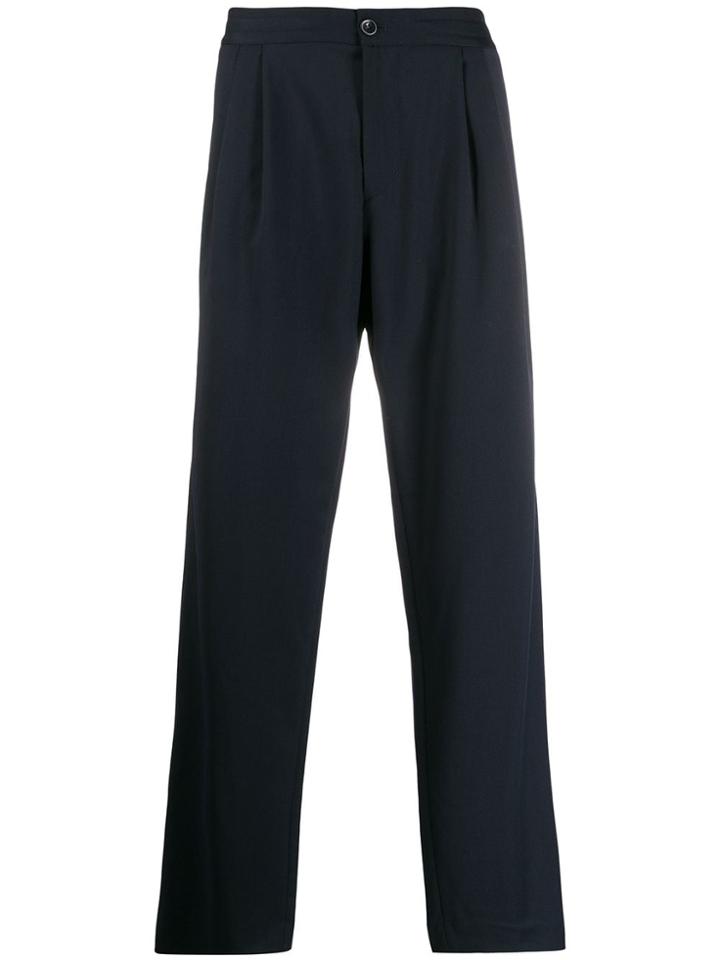 Filippa-k Straight-leg Tailored Trousers - Blue
