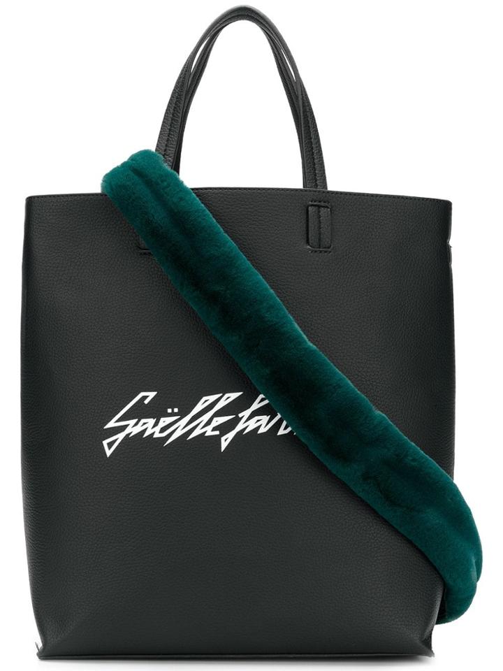 Gaelle Bonheur Logo Shopper Tote - Black