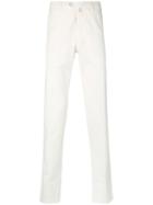 Kiton - Slim-fit Chinos - Men - Cotton/spandex/elastane - 38, White, Cotton/spandex/elastane