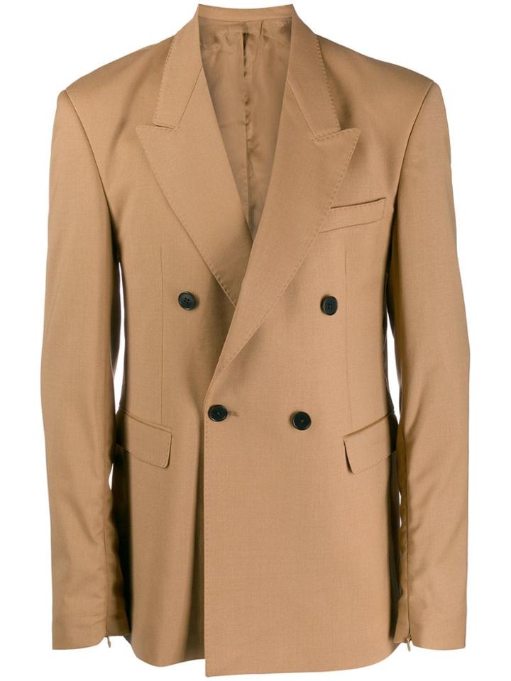 Cmmn Swdn Double Breasted Blazer - Neutrals