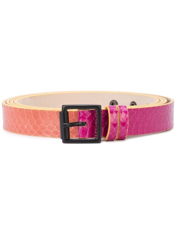 Carolina Herrera Tonal Gradient Belt - Purple