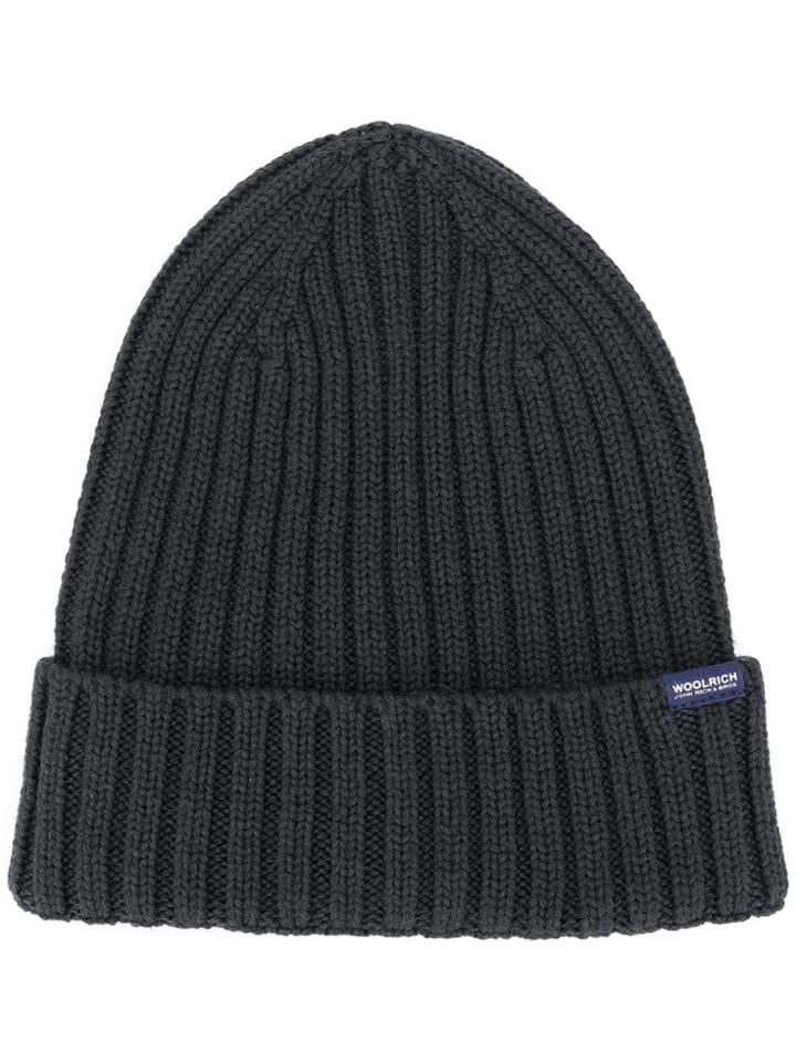 Woolrich Classic Ribber Beanie - Grey