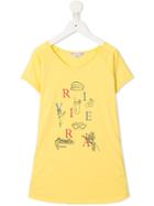 Bonpoint Teen Riviera Print Dress - Yellow