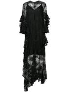 Ellery Sheer Embellished Gown - Black