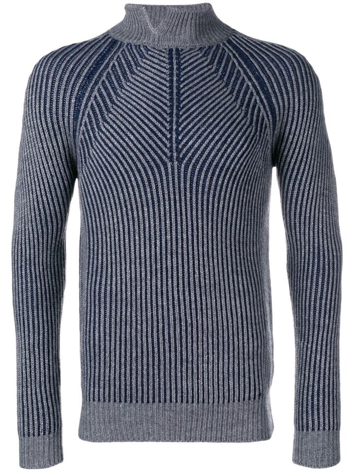 Daniele Alessandrini Perfectly Fitted Sweater - Grey