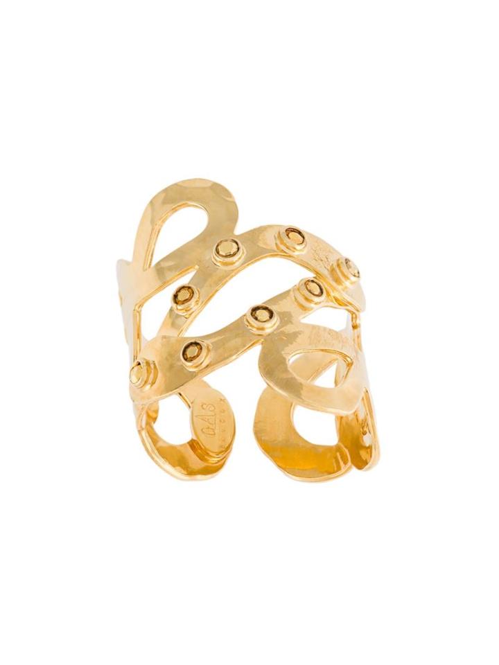 Gas Bijoux 'jungle' Ring, Women's, Metallic