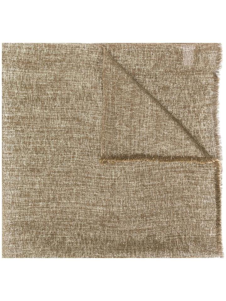 Brunello Cucinelli Woven Style Scarf - Gold
