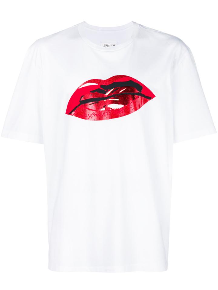 Maison Margiela Lips T-shirt - White