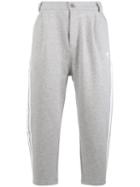 Adidas Originals - Cropped Track Trousers - Men - Cotton/organic Cotton/polyester - Xl, Grey, Cotton/organic Cotton/polyester