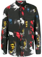 Misbhv Face Print Shirt - Black