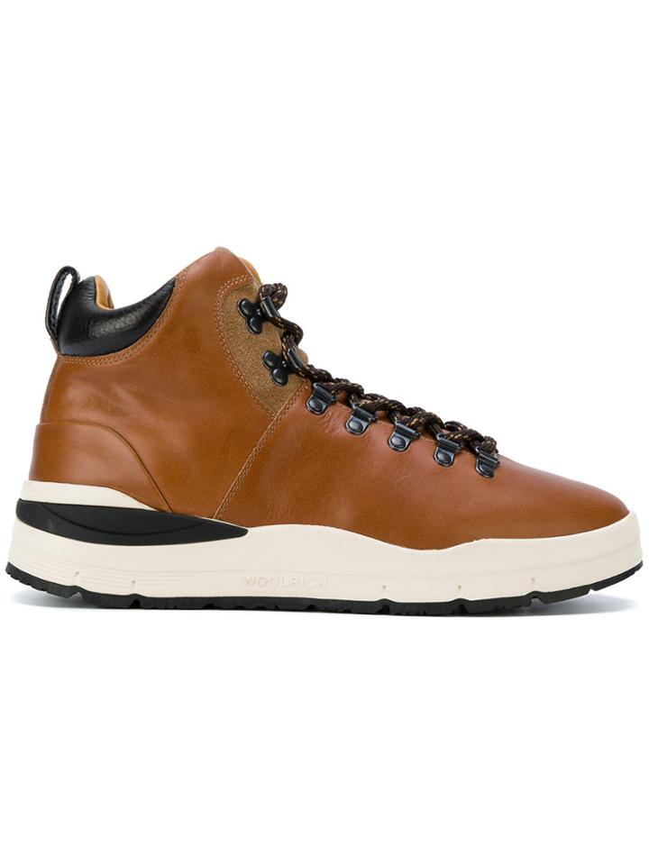 Woolrich High Top Sneakers - Brown