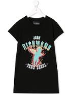 John Richmond Junior Teen Punk Angel T-shirt - Black