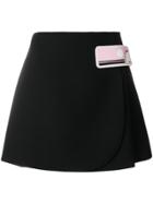 Prada A-line Mini Skirt - Black