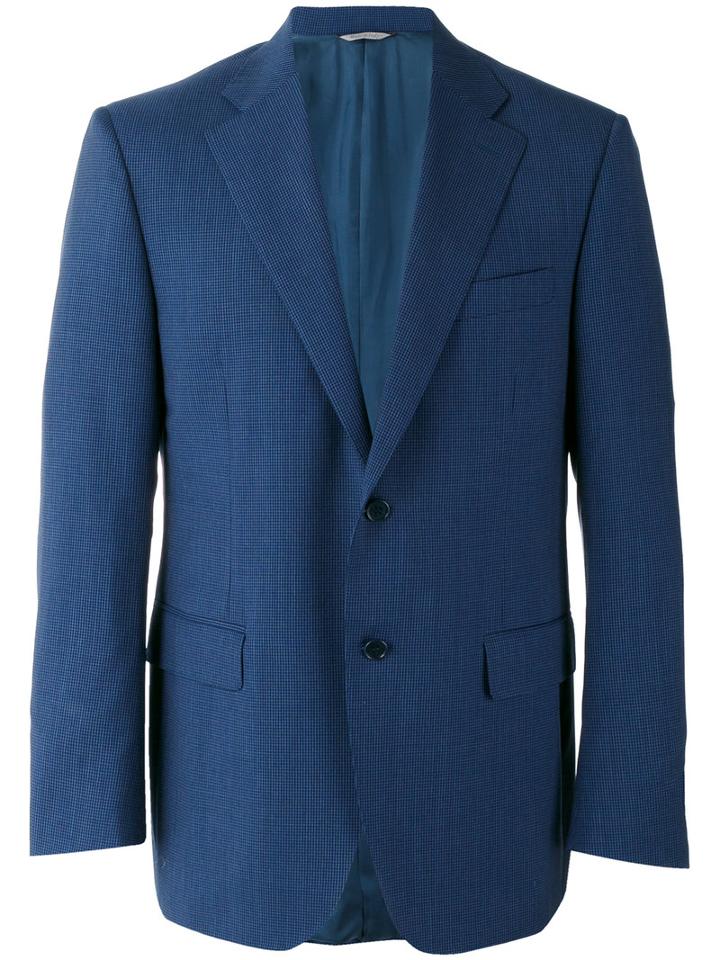 Canali - Two Button Blazer - Men - Cupro/virgin Wool - 50, Blue, Cupro/virgin Wool