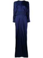 Max Mara Micro Stud Embellished Dress - Blue