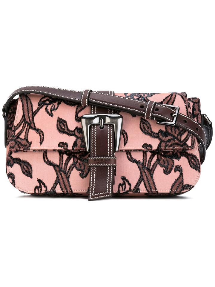 Rochas - Rob Shoulder Bag - Women - Calf Leather - One Size, Pink/purple, Calf Leather