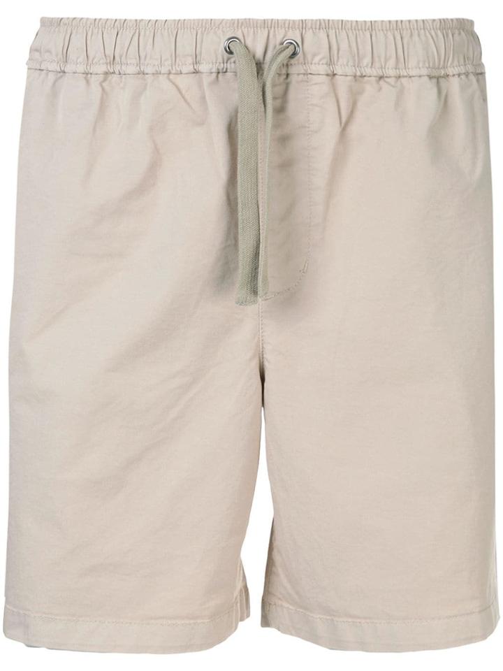 Jac+ Jack Elastic Waist Shorts - Neutrals