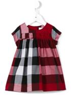 Burberry Kids - Gathered Front Check Dress - Kids - Cotton - 24 Mth, Red