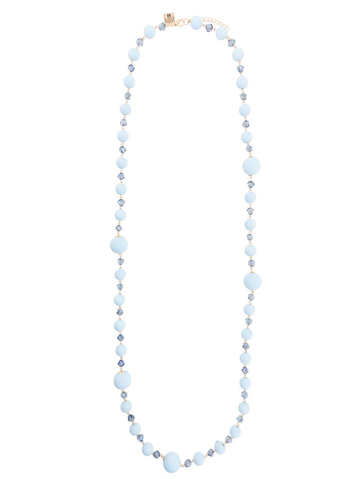 Edward Achour Paris Long Pearl Necklace - Blue