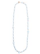Edward Achour Paris Long Pearl Necklace - Blue
