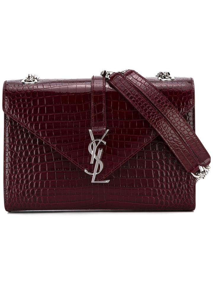 Saint Laurent - Envelope Shoulder Bag - Women - Leather - One Size, Women's, Red, Leather