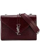 Saint Laurent - Envelope Shoulder Bag - Women - Leather - One Size, Women's, Red, Leather
