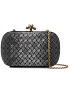 Bottega Veneta Knot Clutch Bag - Black