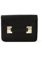 Sophie Hulme Mini Envelope Bag, Women's, Black, Leather