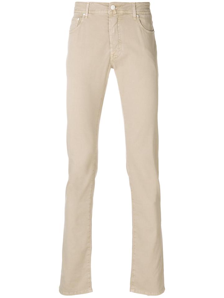 Jacob Cohen Classic Slim-fit Chinos - Brown