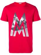 Moncler Initials Print T-shirt - Red
