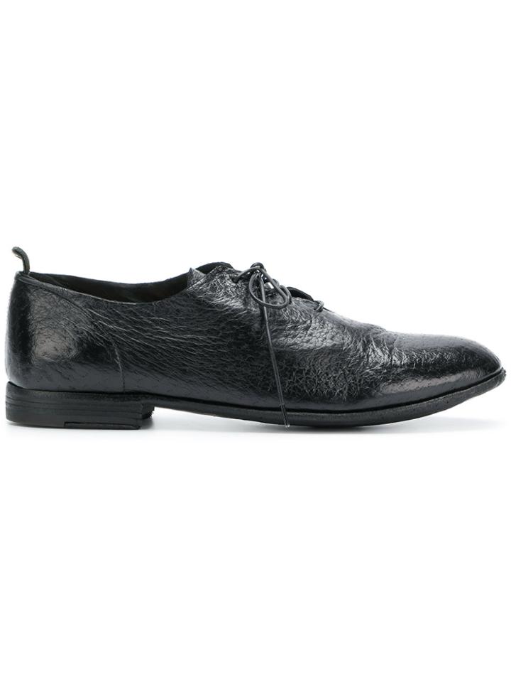 Officine Creative Creased Lace-up Shoes - Black
