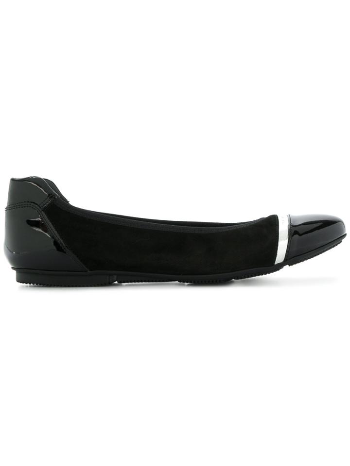 Hogan 'wrap' Ballerina Shoes - Black