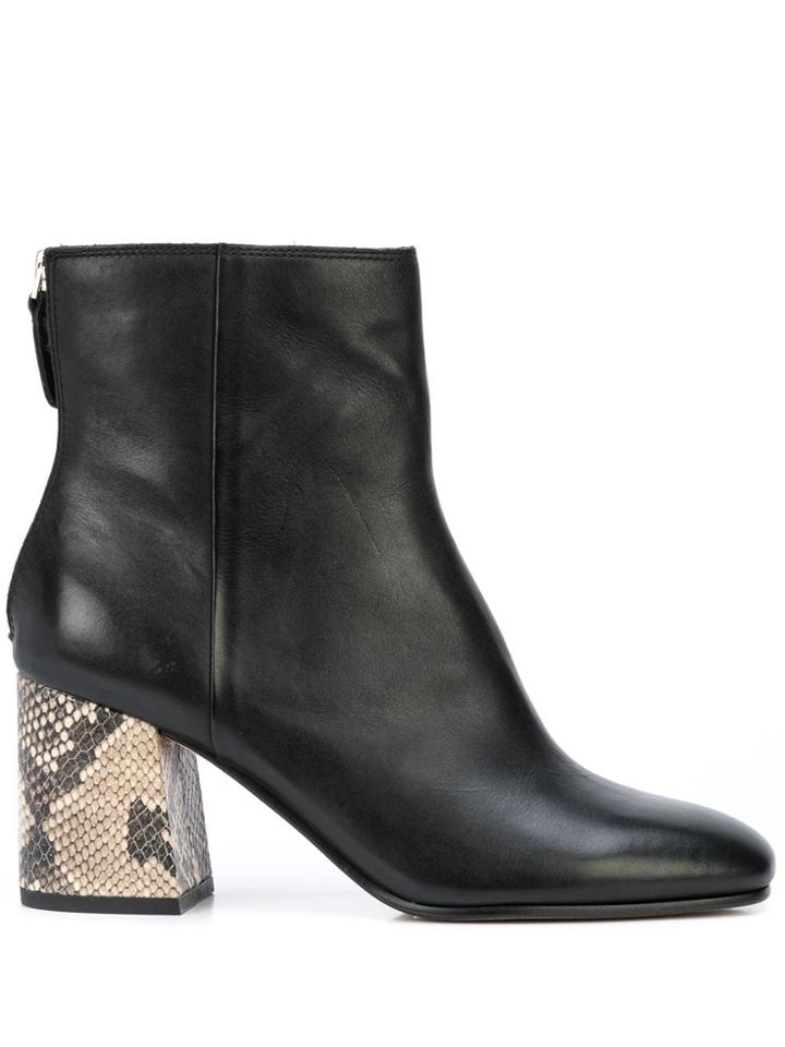 Dolce Vita Vidal Block-heel Ankle Boots - Black