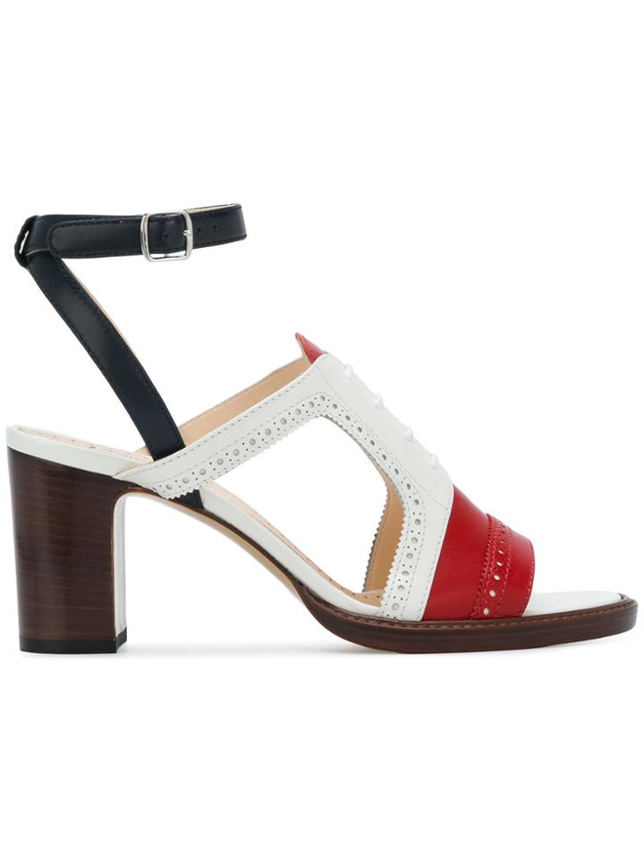 Thom Browne Brogue Detail Sandals - Nude & Neutrals