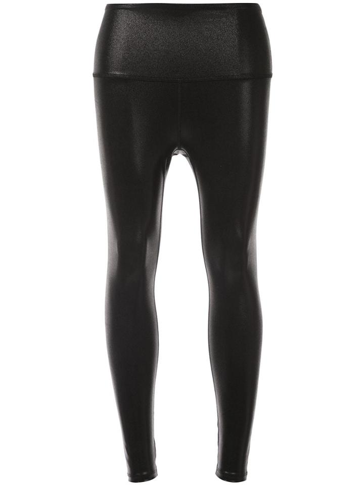 Beyond Yoga Pearlised High Waisted Leggings - Black