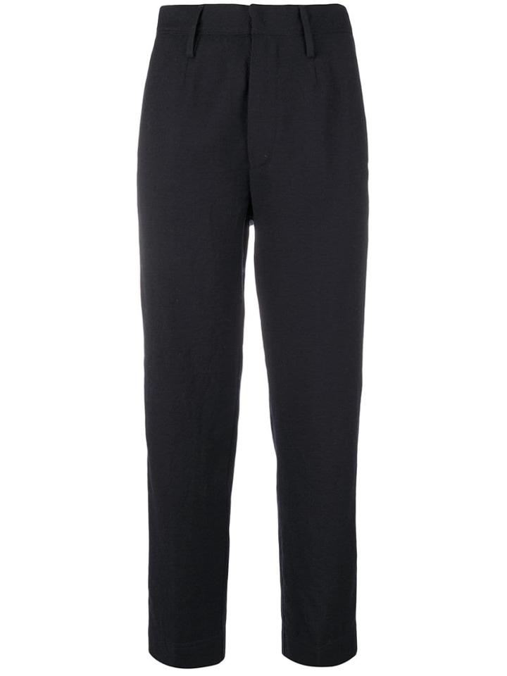 Forte Forte Classic High Waist Trousers - Blue