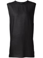 Sid Neigum Long Tank Top, Women's, Size: 2, Black, Silk/modal