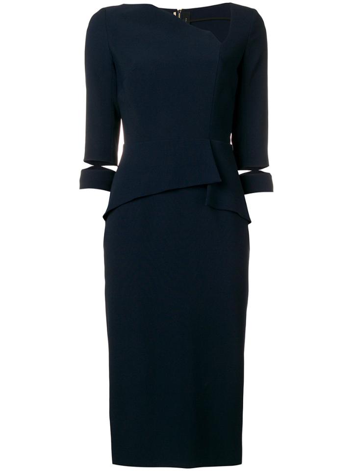 Roland Mouret Dunne Dress - Blue