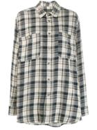 Isabel Marant Check Print Shirt - Blue