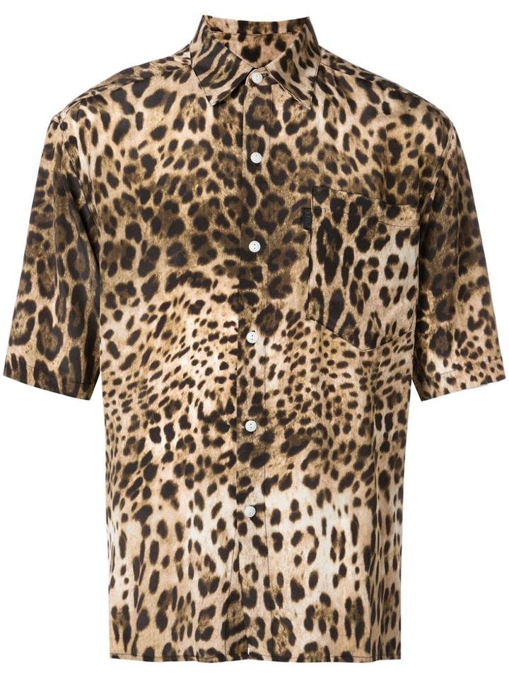 Local Authority Leopard Print Shirt - Neutrals