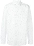 A.p.c. Dot Print Shirt, Men's, Size: M, White, Cotton