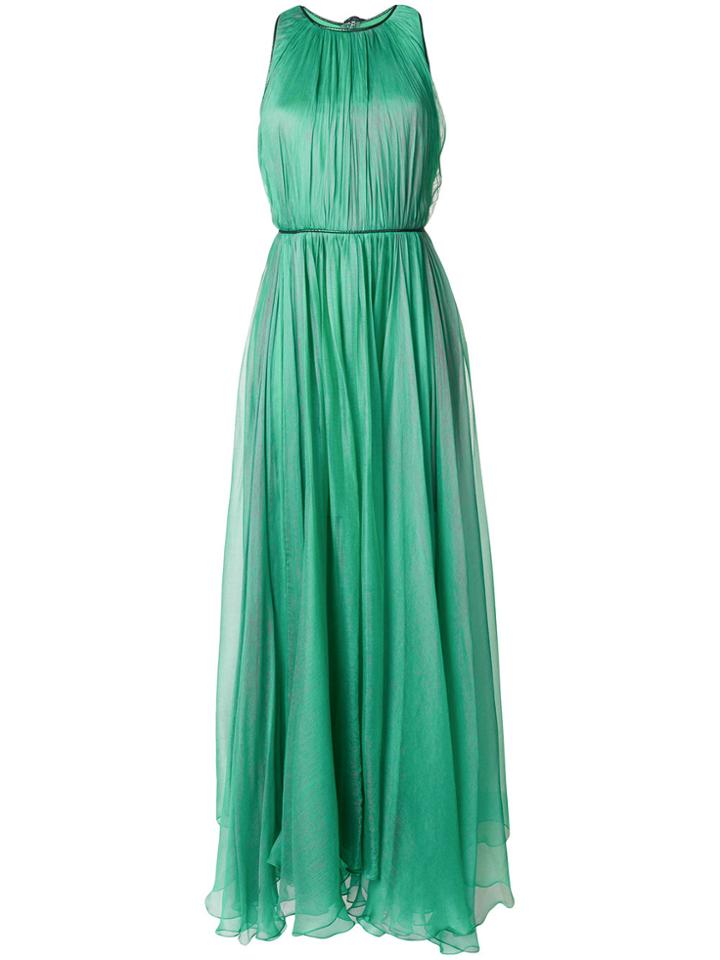Maria Lucia Hohan Flared Maxi Dress - Green