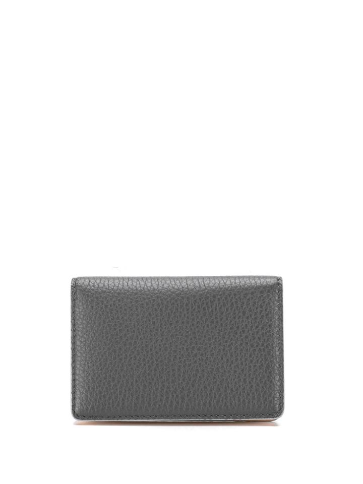 Maison Margiela Stitching Detail Cardholder - Grey